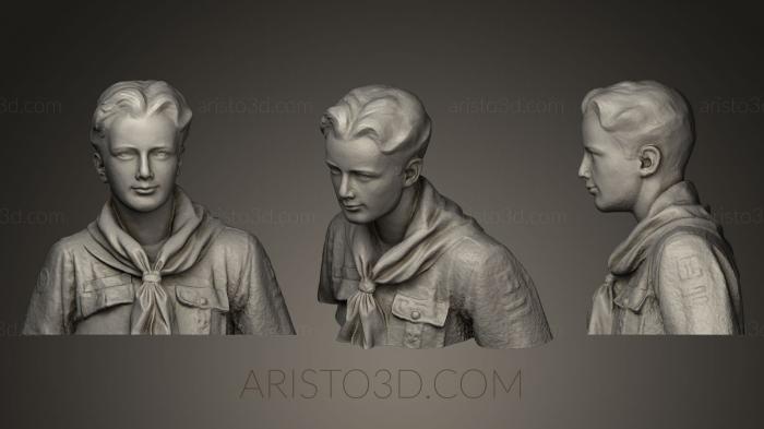 Busts and bas-reliefs of famous people (BUSTC_0073) 3D model for CNC machine